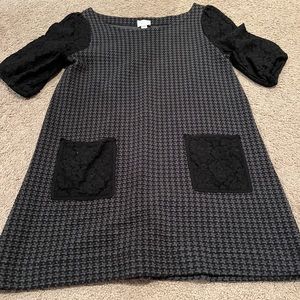 Anthropology dress size small. Grey and black